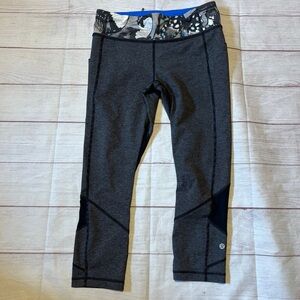 Lululemon pace rival crop leggings size 8